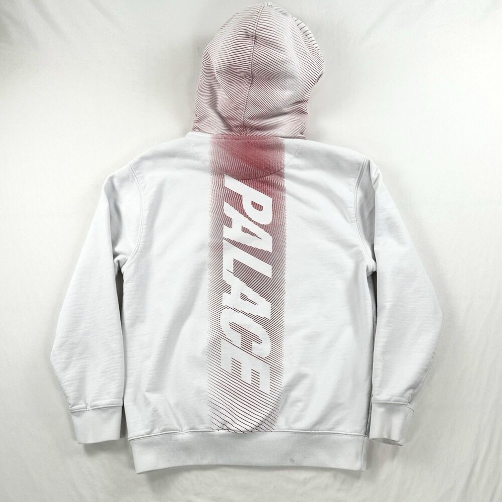 Palace Skateboards Spell Out Logo Hoodie Sweatshirt Medium Laser Lines Skater